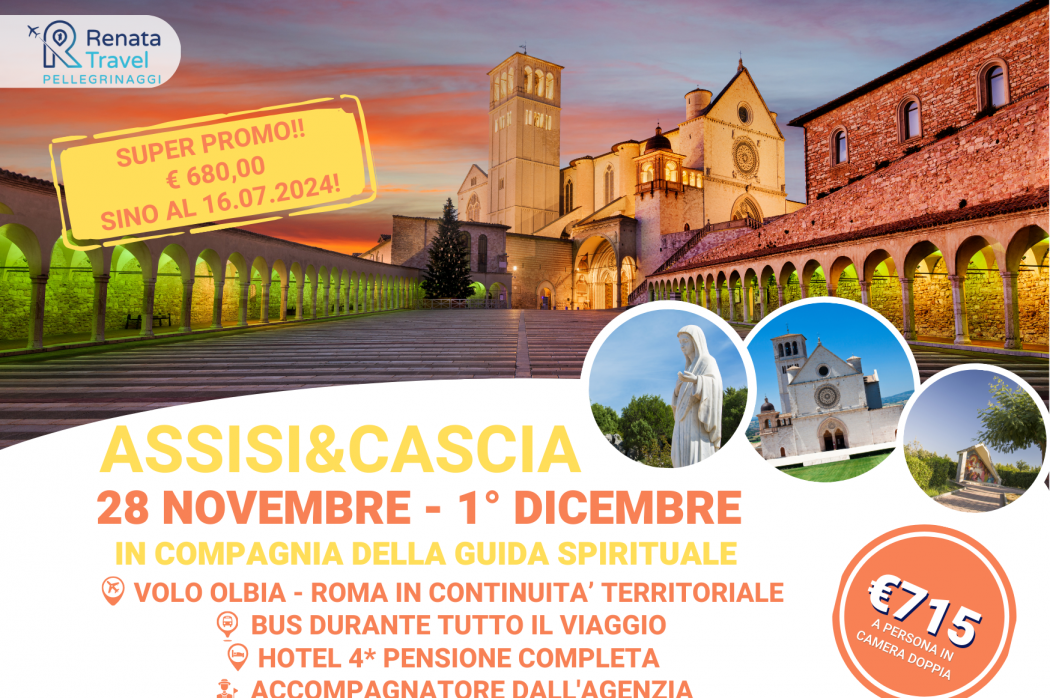 ASSISI&CASCIA 28 NOVEMBRE - 1° DICEMBRE COPERTINA SITO 