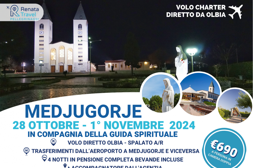 MEDJUGORJE 28 OTTOBRE - 1° NOVEMBRE COPERTINA SITO